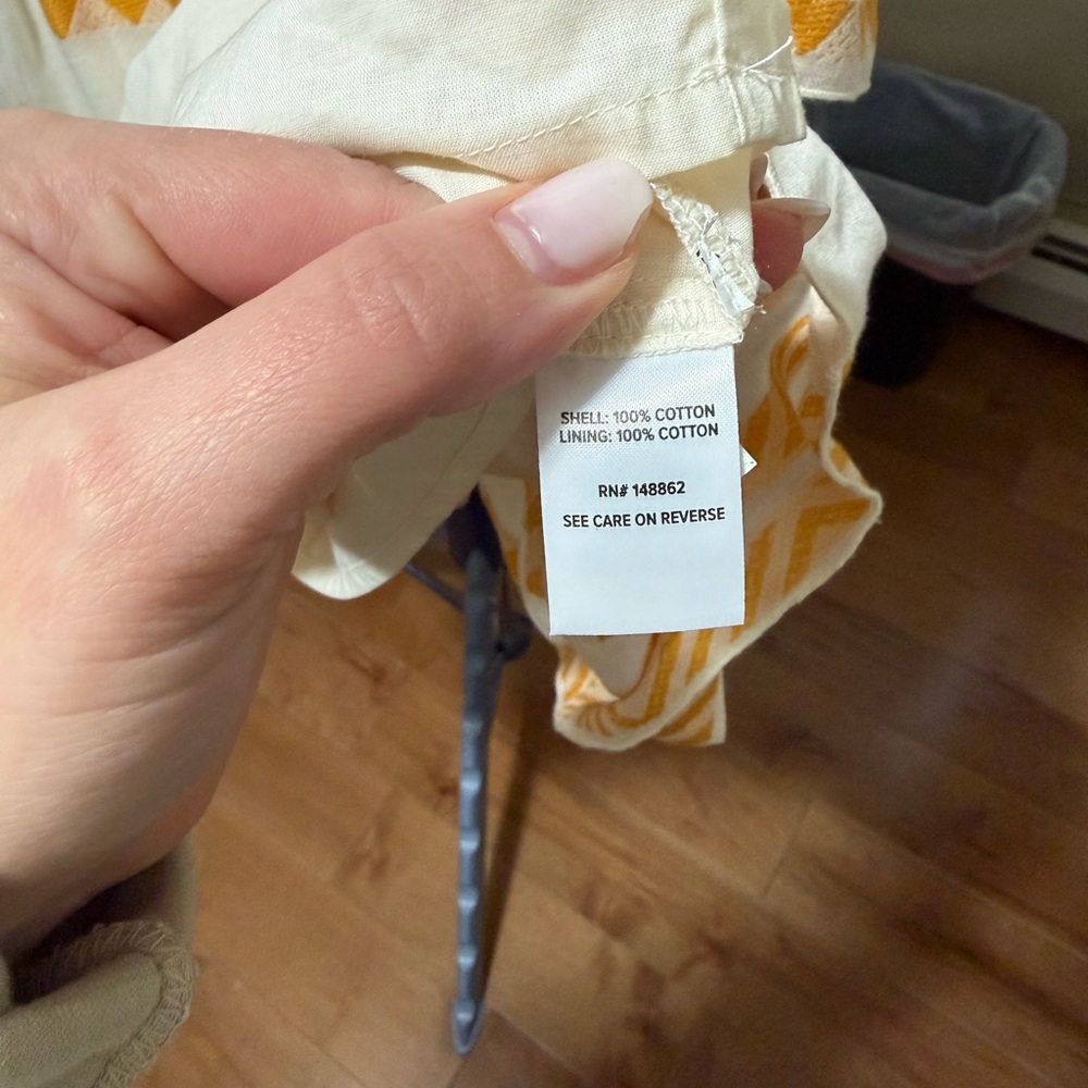 Torrid Belle Isle Size 00- Yellow and White Belle Sleeve Mini Dress - Picture 10 of 10